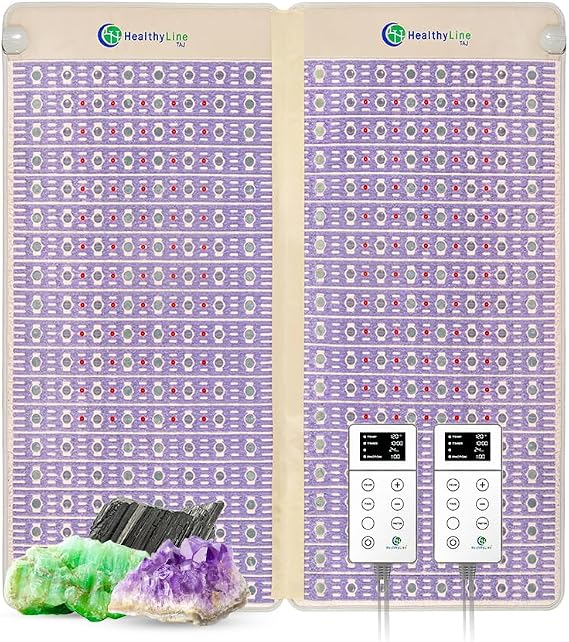 HealthyLine TAJ King Infrared Heating Mat, Gemstones, 80 x 76