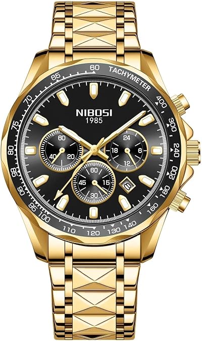 Luxury Casual Watch Business Male Wrist Watches Date Clock Waterproof Chronograph Mens Watch