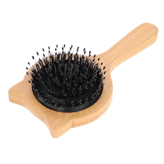 Mobestech Scalp Care Comb for Wet and Dry Hair Wide Tooth Detangling Hair Supply Tool for Men and Women Lightweight Non-skid Handle Wooden Material