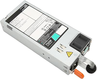 D750E S6 Server Power Supply, 750W EPP Power Supply Compatible with for DELL R530 R630 R730 R730XD T430 T630, etc.