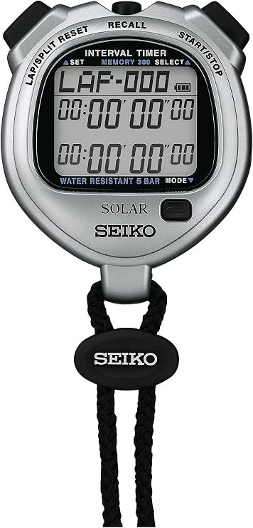 Seiko Interval Timer Solar Watch Svaj101