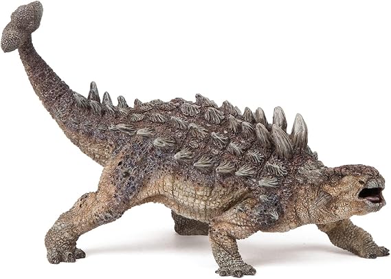 Papo Ankylosaurus Dinosaur Figurine, Cretaceous Collection, Kids Ages 3+