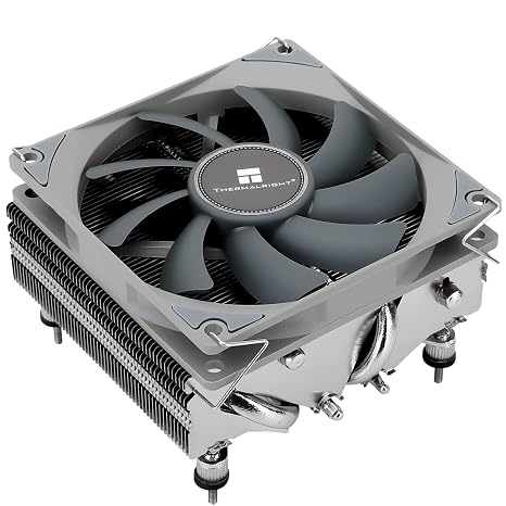 Thermalright AXP90 X53 Low Profile CPU Air Cooler with Quite TL-9015 PWM Fan, 53mm Height ITX Cooler,2700rpm High Speed, for AM4/AM5, Intel LGA 1150/1151/1200/1700/1851 (AXP90 X53)