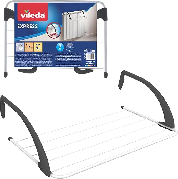 Vileda Express Indoor Radiator Airer, White