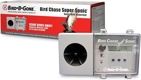 Bird B Gone Bird Chase Super Sonic, Outdoor Sound Repellent