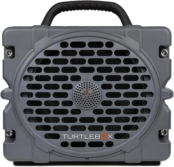 Turtlebox Grande, Largest Outdoor Bluetooth Speaker, Waterproof, Gray