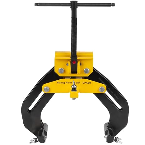 Strong Hand Tools, Pipe Alignment Clamp, Pipe Diameter Capacity: 2" - 6", Fit-Up Clamp, Quick Acting Screws, Stainless Steel Contact Adjustment Screws, CPA60