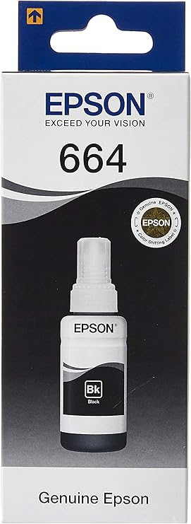 Epson C13T66414A Kartuş 70 ml L550/L200/L220/L355/L365, Siyah