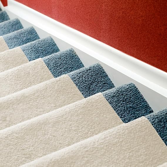 LAMINET Non-Slip Carpet & Stair Protector - Beige, 6' L x 30" W - Low-Pile, Durable, Washable Protector for Carpeted Stairs, Floors, Hallways, and High-Traffic Areas