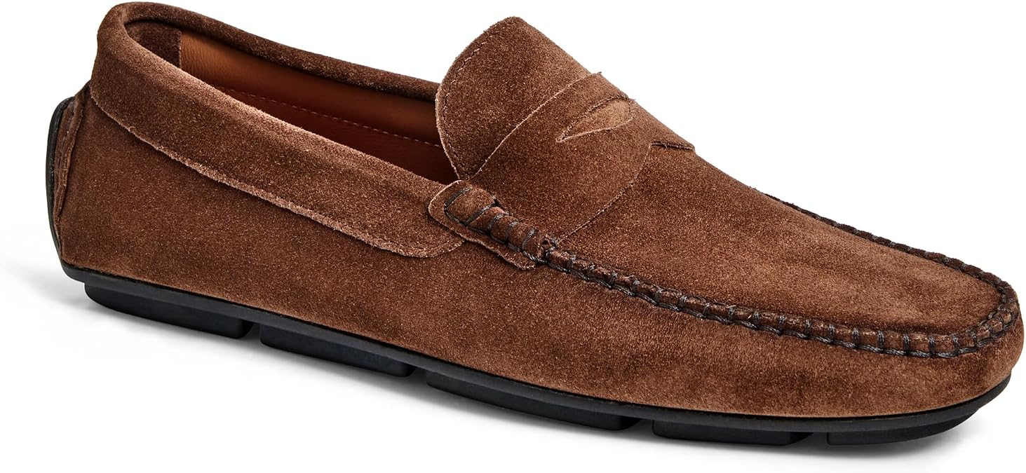 Bruno Magli Men's Taranto Driver Loafers, Leather Slip-On Shoes