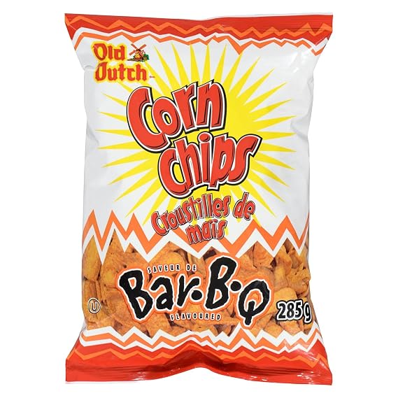 Old Dutch Corn Chips, Bar-B-Q Flavor, 285g/10 oz