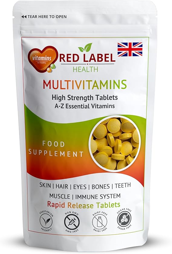 Multivitamin 360 Tablets (1 Year Supply) for Men &amp; Women High Strength Multi Vitamins Supplement for Immune Support &amp; Wellbeing, One a Day Multivitamins