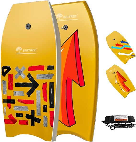 BIGTREE Bodyboard Kickboard Surfboard Wakeboard Pool 37" Single Arrow