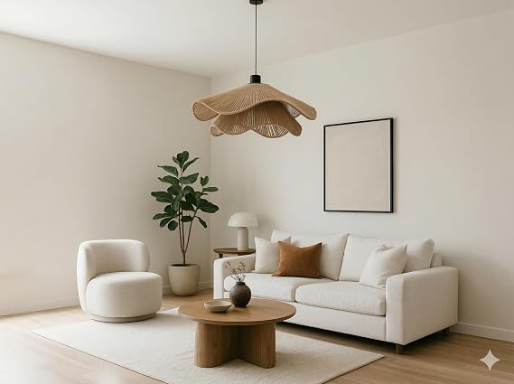 AFRALYAHOME TEKLİ SARKIT İSKANDİNAV STYLE BOHEM AVİZE (KAHVE) [Enerji Sınıfı A]