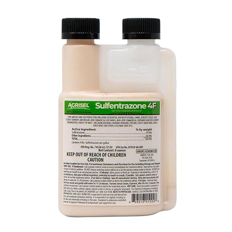 Agrisel Sulfentrazone 4F Weed Killer, Pre-Emergent, 8 Ounces