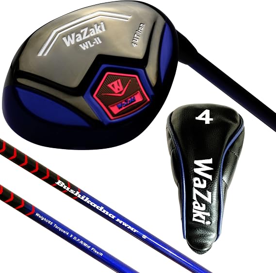 Japan WaZaki Single Hybrid Iron USGA R A Rules Golf Club with Cover
