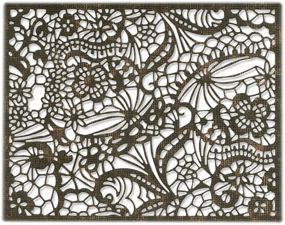 Sizzix Thinlits Die , Intricate Lace by Tim Holtz, One Size, Multi Color