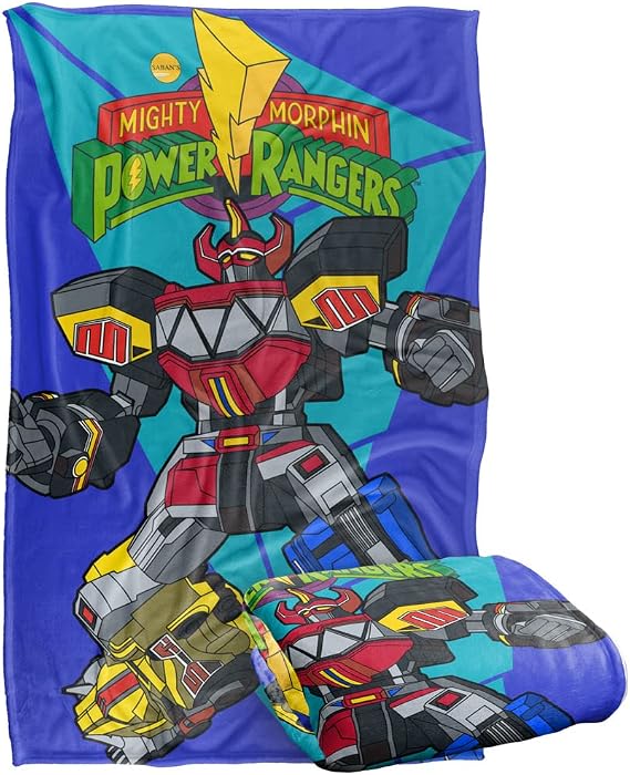 Power Rangers Megazord Power Silky Touch Super Soft Throw Blanket 36" x 58"