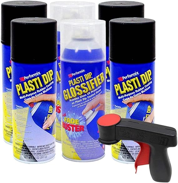 Plasti Dip Black Rim Kit Variation (Black Rim Kit With Gun)