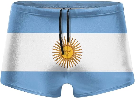 Men's Colombia Flag Swimwear Boxer Briefs Swim Trunk Triangle Thong Bikini Swimsuit