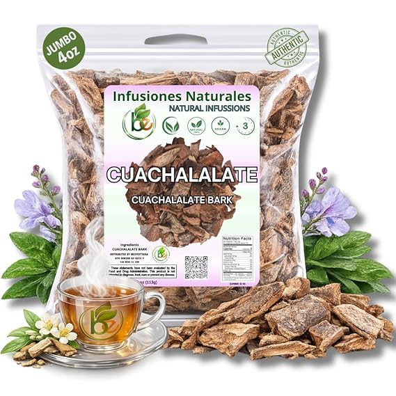 B-Experts Cuachalalate Tea 4 oz-113g. Mexican Cuachalala, Wildcrafted (Juliana Adstringens) | 100% All Natural - NON Gmo | Authentic Mexican Herbal Tea