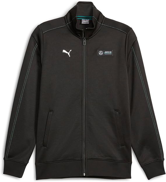 PUMA Mens Mercedes-AMG PETRONAS MT7 Motorsport Track Jacket PUMA Black L