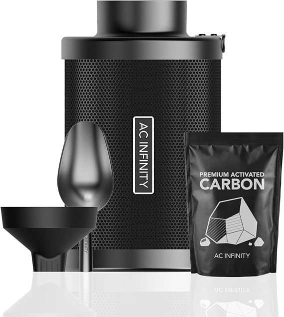 AC Infinity Refillable Carbon Filter Kit 4 with Additional Refill.
