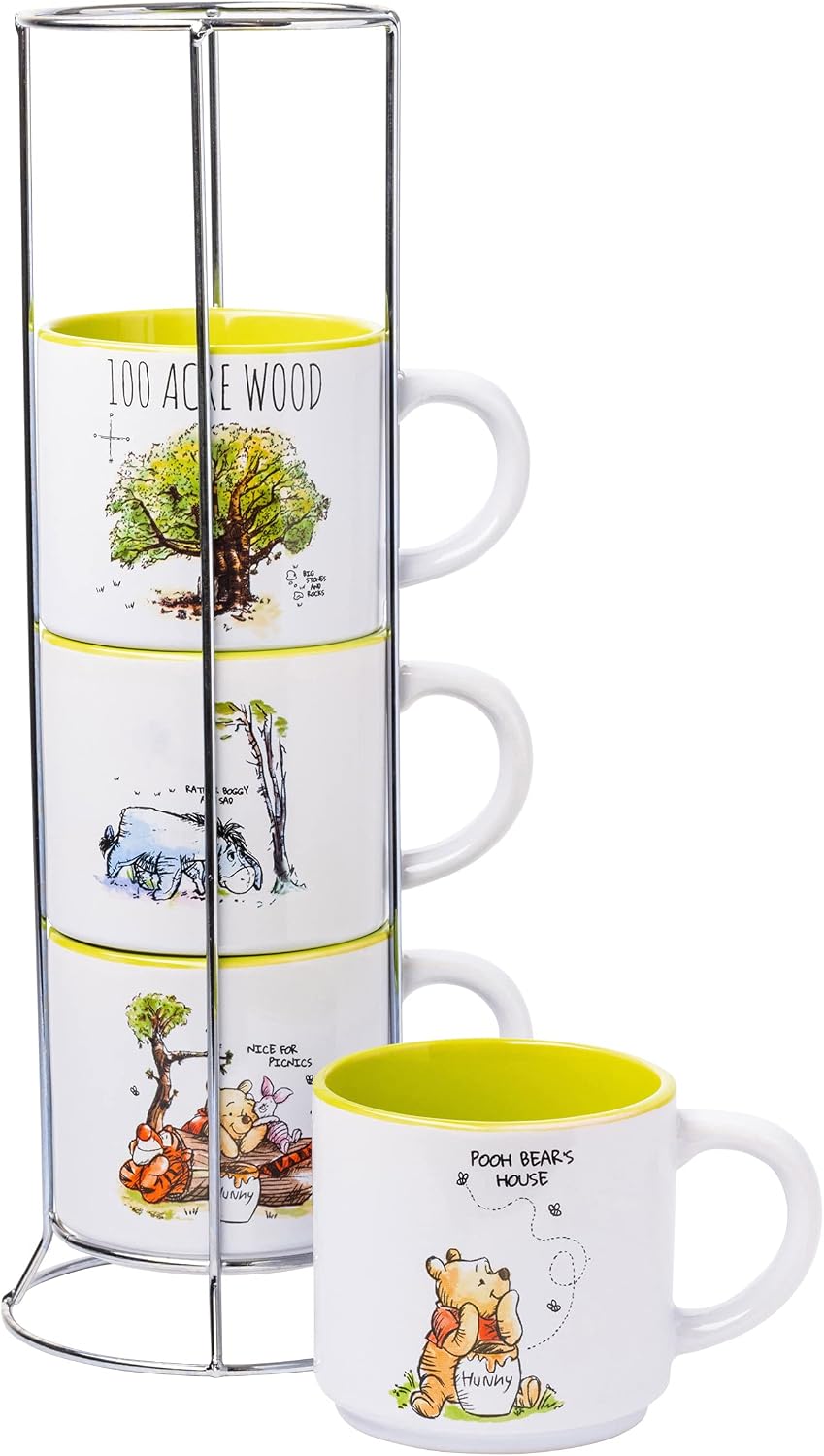 Silver Buffalo Friends Text Box Mug Stack