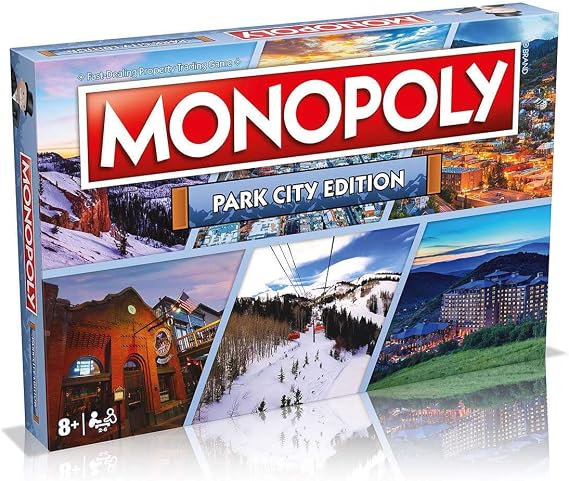 Monopoly Board Game Park City Edition: 2-6 Players Family Board Games for Kids and Adults, Board Games for Kids 8 and up, for Kids and Adults, Ideal for Game Night