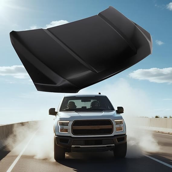 Hood Panel Fit for 2015-2020 Ford F150 New Engine Bonnet of Premium Replacement FL3Z16612A FO1230314