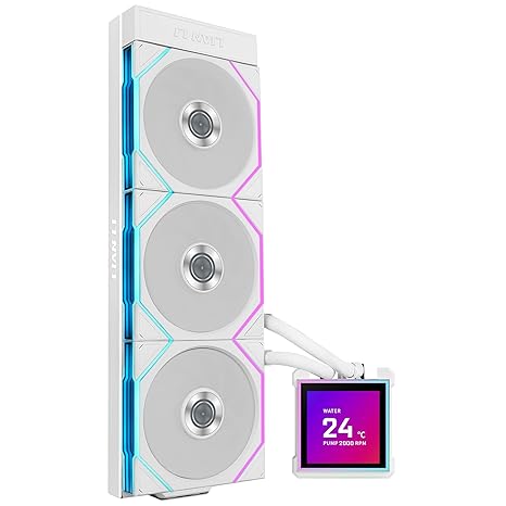 Lian Li HydroShift II LCD-S 360TL Beyaz Sıvı Soğutucu (G89.GHS2LCDS36TW.00)