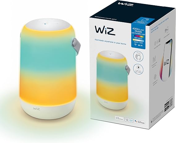 WIZ Wi-Fi BLE Mobile Portable Desk Lamp, 16 million colors