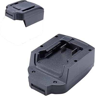 Crivnhar Battery Convert Adapter Compatible for Milwaukee 18V Li-ion Battery to Work for Worx 20V WA3520 WA3525 WA3575 WA3578 Power Tool Battery