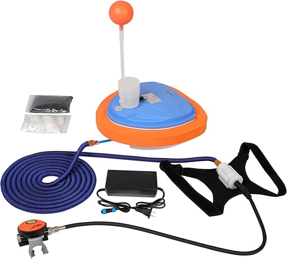 Battery-Operated Scuba Dive System, 3.5H/5.5H Rechargeable Diving Ventilator with 33ft Hose & Regulator, Scuba Tank Underwater Breathing Device, Tankless Dive System for Recreational Diving