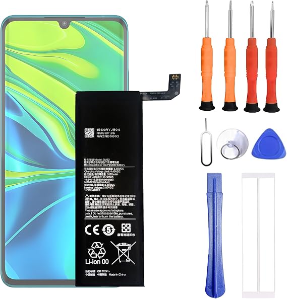 BM52 Battery Compatible with Xiaomi Mi Note 10 / Mi Note 10 LITE/Mi Note 10 PRO Replacement Battery for with Repair Tool kit