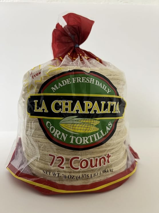 La Chapalita Corn Tortillas, 72 Count, Gluten Free