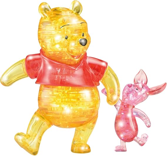 Disney Winnie the Pooh & Piglet Crystal 3D Puzzle Deluxe, Ages 12+