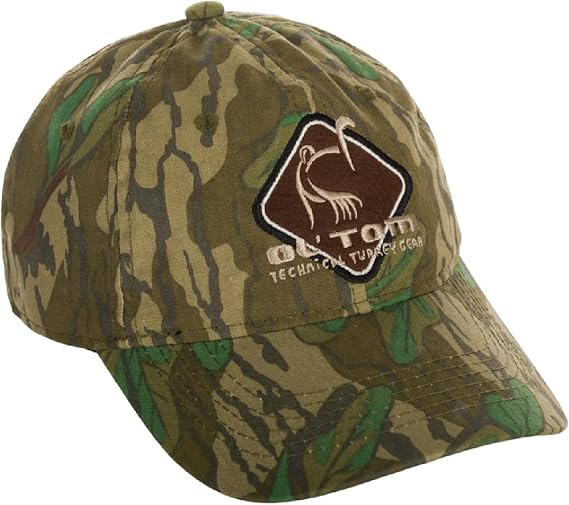 Drake Waterfowl Camo Cotton Ol' Tom Diamond Logo Cap - Cotton Mid-Profile Structured Front Panels Cap with Loop Back Closure