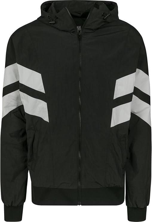 Urban Classics mens Crinkle Panel Track Jacket