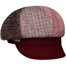 Seeberger Lanvesta Patchwork Newsboy Cap Women Dark red One Size