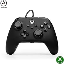 PowerA Advantage Plus Wired Controller for Xbox Series X|S - Black, officially licensed, adjustable height thumbsticks, hall effect, mappable buttons, works with Xbox One and Windows 10/11 PC