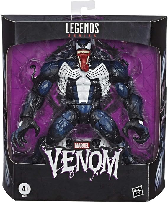 Hasbro Marvel Legends Series 6-inch Collectible Action Figure Venom Toy, Premium Design, Detail, and Articulation, Ages 4 and Up | Marvel Legends 8 Inch Action Figure Exclusive - Venom