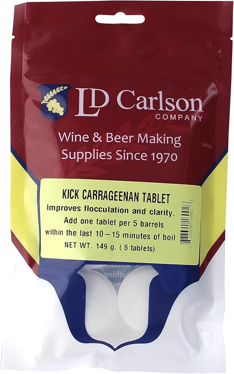 LD Carlson Kick Carrageenan Micro-T (5 Tablets) 149g Package