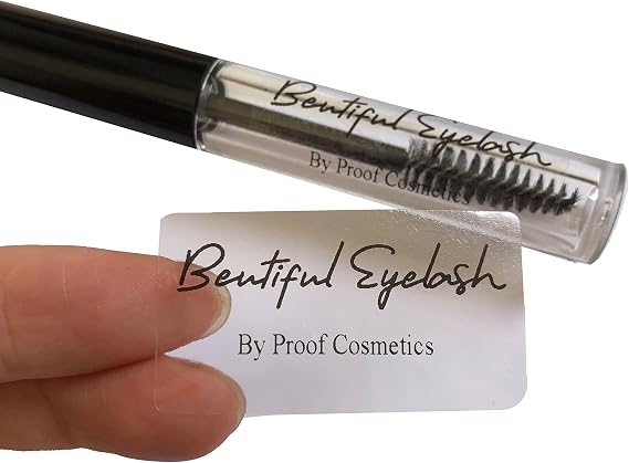 100pcs Custom lip gloss labels,Custom Cosmetic Stickers, personalized eyelash sticker, Lip gloss labels, lip balm chapstick,Beauty sticker, makeup labels, (Tube not Included) (4x2cm)
