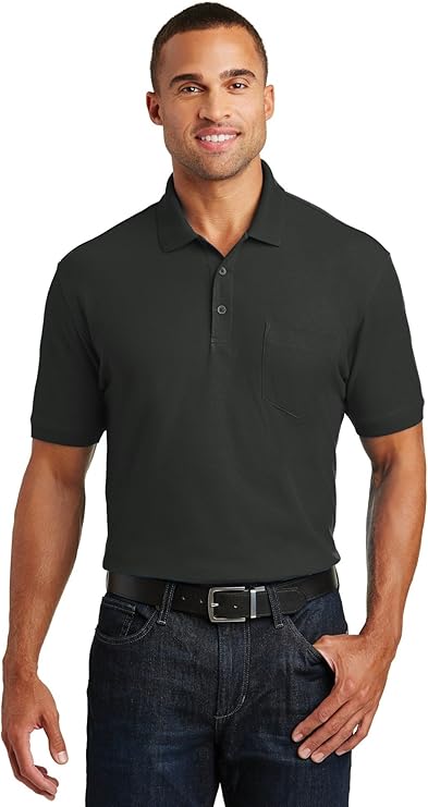 Port Authority Core Classic Pique Pocket Polo Shirt