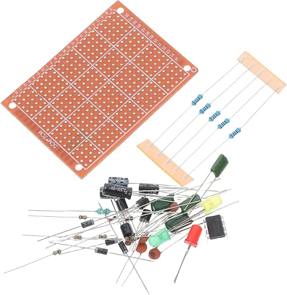 Electronics Starter Pack Pcb Soldering Practice Kit for Beginners