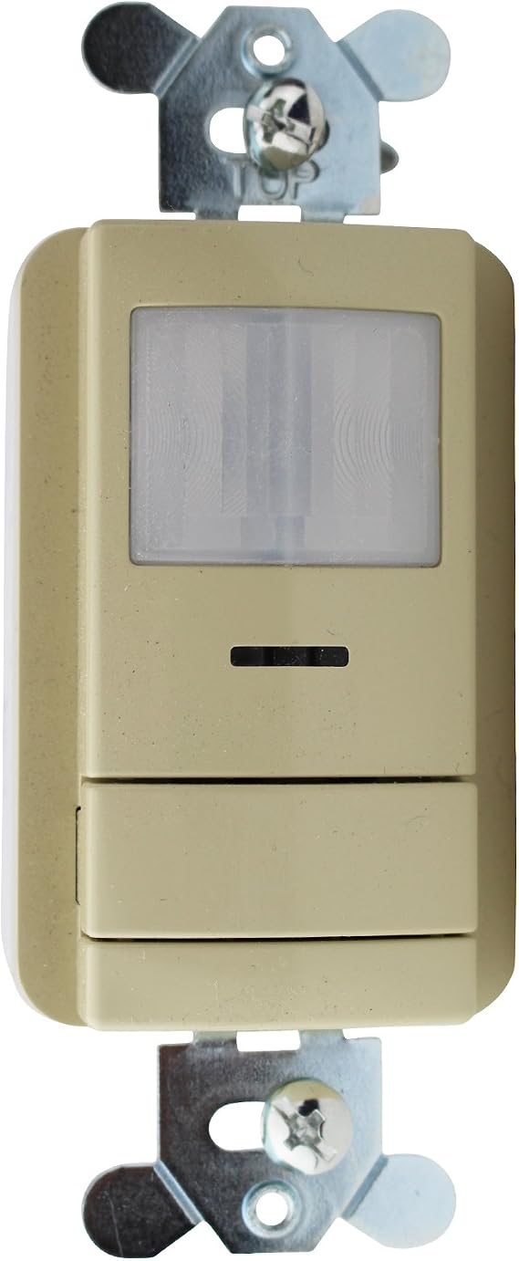 Sensor Switch NWSX-PDT-LV-IV Wall Switch PIR Occupancy Sensor, Ivory