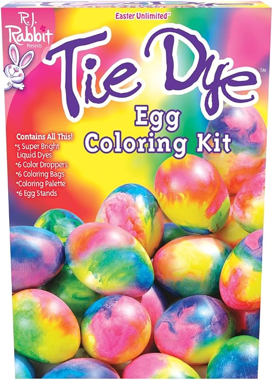 Fun World Easter Unlimited Tie Dye Egg Coloring Kit