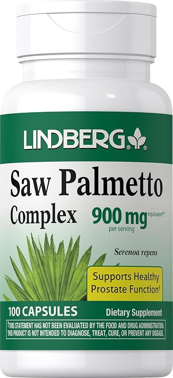 Lindberg Saw Palmetto Complex | 100 Capsules | Prostate Supplement for Men