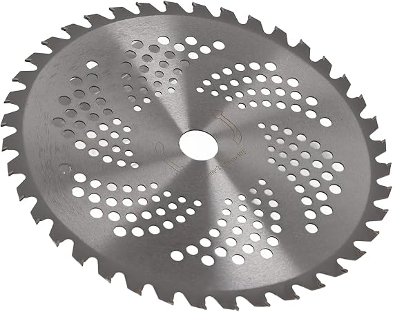 255mm 40 Tooth High Speed Steel Brush Cutter Saw Blade Multi Functional Replacement Saw Blade for Lawn Mower Grass Trimmer